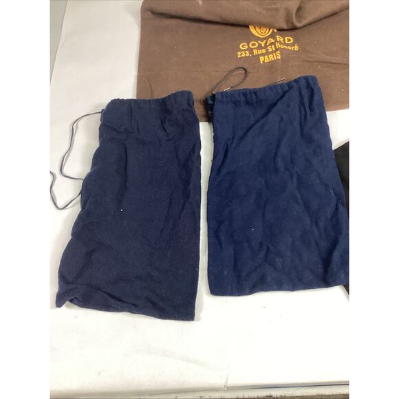 Goyard Fleece Drawstring Bag, 2 Prada Fleece Blue Bags & Dries Van Noten Bag - Picture 12 of 13